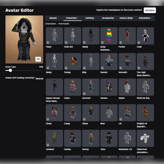 (NO EMAIL) 10.3k+ Robux Total Account - rblxkid.shop