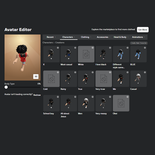 (NO EMAIL) 1.3k+ Robux Total Account - rblxkid.shop
